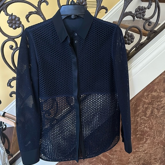 Rag and Bone mesh top - Picture 1 of 5